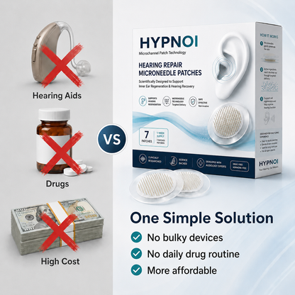 HEARING SUPPORT MICRONEEDLE PATCHES